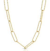 Load image into Gallery viewer, Elizabeth Stone Paperclip Link Chain