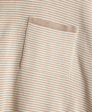 Load image into Gallery viewer, Oyun Modern Striped Tee in Light Mauve Stripe,