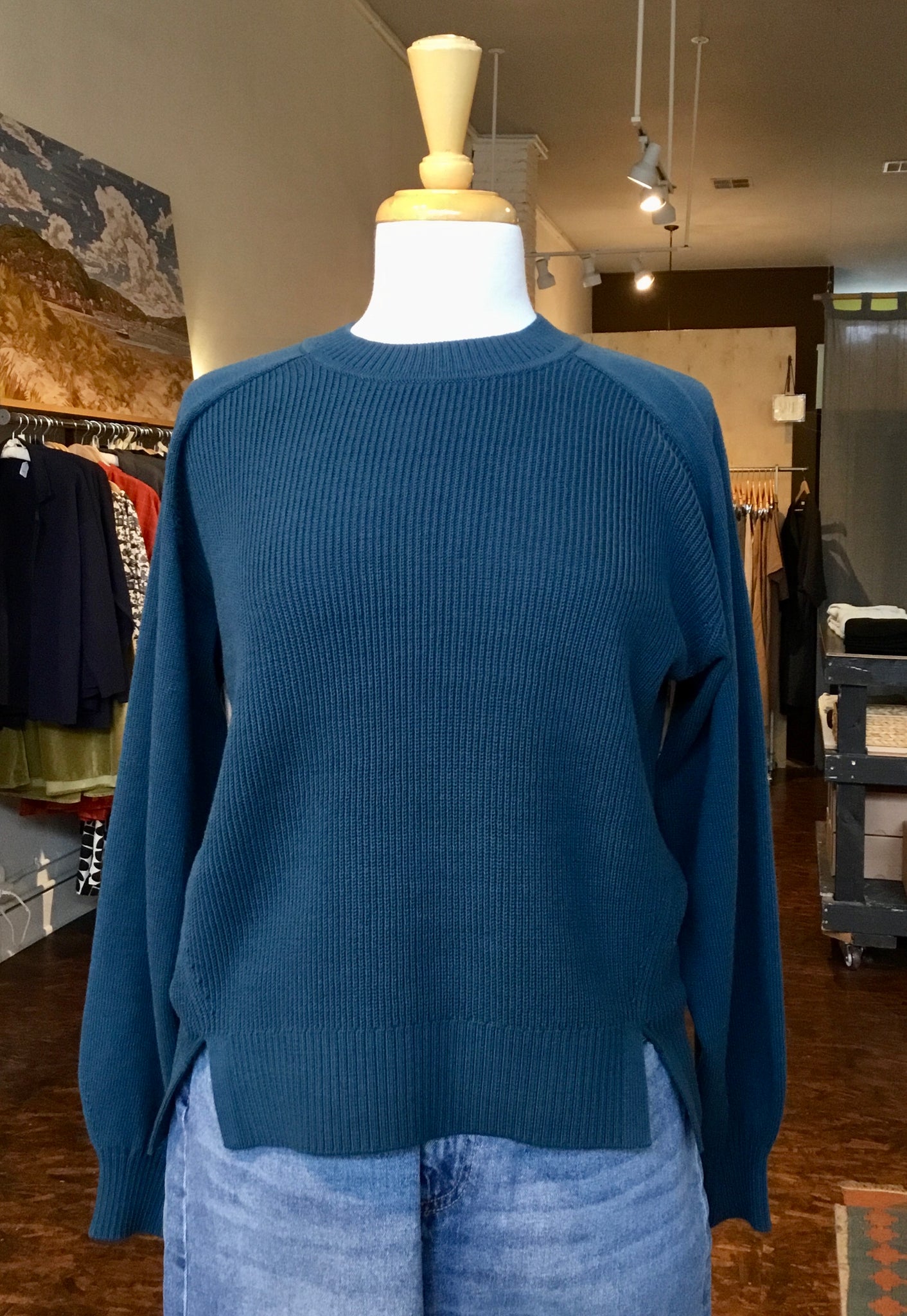 Margaret O'Leary Mixed Stitch Pullover –