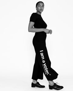 Ripley Rader RRx I am a voter. "Wide Leg Pant":Cropped