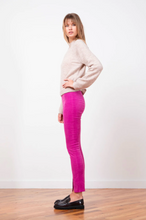 Load image into Gallery viewer, Avenue Montaigne Max Fine Corduroy Pants in Fuchsia