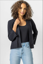 Load image into Gallery viewer, Lilla P Loose Knit Open Cardigan in Black