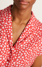 Load image into Gallery viewer, Emily and Fin Julia Red Ditsy Daisy Blouse