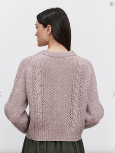 Velvet Marley Sweater in Freesia