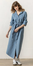 Load image into Gallery viewer, Lilla P Maxi Shirt Dress in River