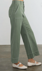 Margaret O'Leary Parker Pant in Weed