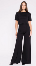 Load image into Gallery viewer, Ripley Rader Ponte Knit Wide Leg Pant in Black