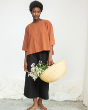 Load image into Gallery viewer, Beaumont Organic Evora Jane Organic Cotton Trousers in Black