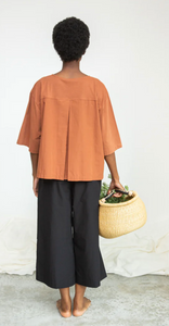 Beaumont Organic Evora Jane Organic Cotton Trousers in Black