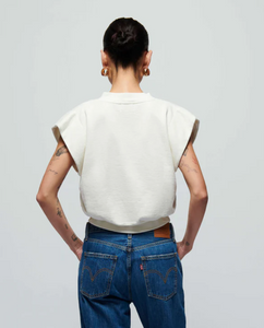 Nation Lenon Crewneck Sweatshirt in Porcelain
