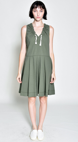 Uzi NYC Vali Gown in Army