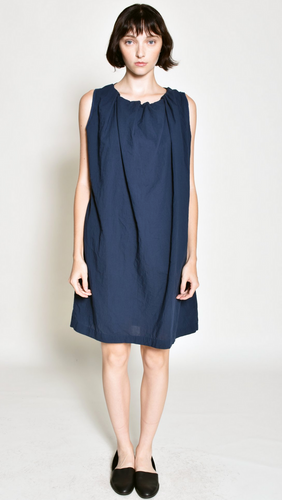 Uzi NYC Noda Dress in Navy
