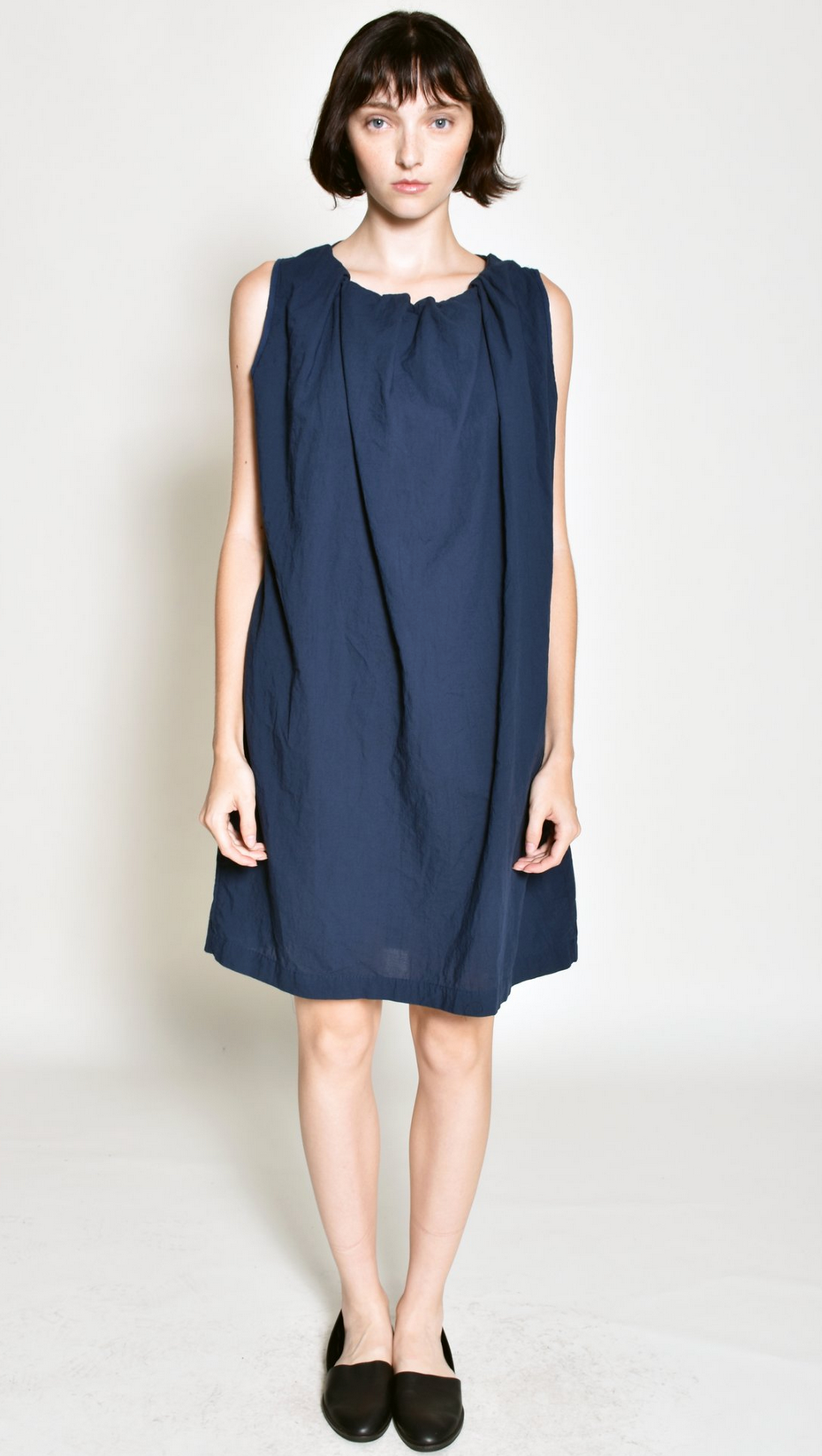 Uzi NYC Noda Dress in Navy