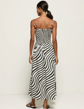 Load image into Gallery viewer, Nation Sibelle Smocked Midi Swirl Dress in Print