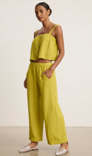 Load image into Gallery viewer, Velvet Lola Linen Straight Leg Pant in Dandelion