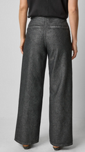 Load image into Gallery viewer, Lilla P Metallic Pant in Silver and Denim