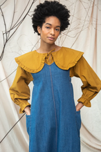 Load image into Gallery viewer, Beaumont Organic Nadina Leigh Cotton Demin Dress in Mid Blue