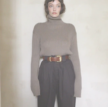 Load image into Gallery viewer, NaNin Pima Cotton Turtleneck in Ecru