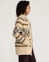 Load image into Gallery viewer, Pendleton Westerley Cardigan in Tan and Brown