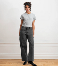 Load image into Gallery viewer, Loup Quinn Wide Leg Utility Jeans in Grey