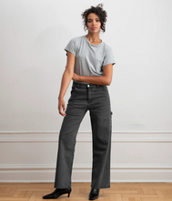 Load image into Gallery viewer, Loup Quinn Wide Leg Utility Jeans in Grey