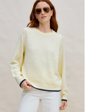 Load image into Gallery viewer, Margaret O'Leary Lola Stripe Pullover in Butter Stripe