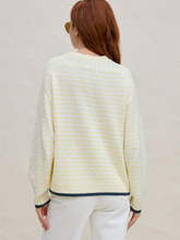 Load image into Gallery viewer, Margaret O'Leary Lola Stripe Pullover in Butter Stripe