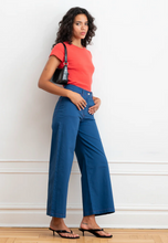 Load image into Gallery viewer, Loup Toni Wide Leg Ankle Pants - Blueberry