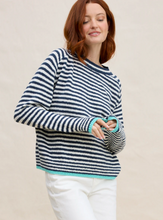 Load image into Gallery viewer, Margaret O'Leary Lola Stripe in Navy
