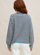 Load image into Gallery viewer, Margaret O'Leary Lola Stripe in Navy