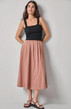 Load image into Gallery viewer, Lilla P Voile Circle Skirt in Bark