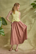 Load image into Gallery viewer, Lilla P Voile Circle Skirt in Bark