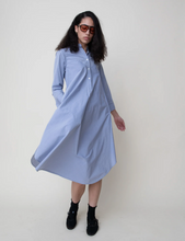 Load image into Gallery viewer, Heather Harland Long Shirt Dress in Chambray
