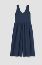 Load image into Gallery viewer, Beaumont Organic Rory Organic Cotton Jersey and Poplin Jumpsuit in Midnight
