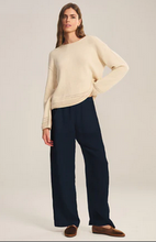 Load image into Gallery viewer, Velvet Lola Linen Wide Leg Pant in Navy