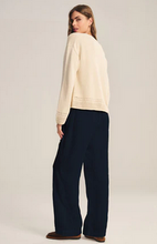 Load image into Gallery viewer, Velvet Lola Linen Wide Leg Pant in Navy