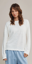 Load image into Gallery viewer, Jungmaven Breton Long Sleeve Tee in Washed White