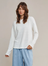 Load image into Gallery viewer, Jungmaven Breton Long Sleeve Tee in Washed White