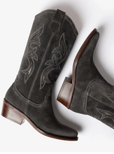 Load image into Gallery viewer, Penelope Chilvers Goldie Paloma Suede Boot in Slate
