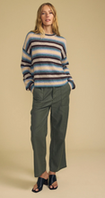 Load image into Gallery viewer, Velvet Mae Wool Cashmere Striped Sweater