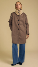 Load image into Gallery viewer, Velvet Yves Luxe Faux Suede Fur Reversible Coat
