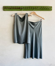 Load image into Gallery viewer, Margaret O&#39;Leary Silk Skirt in Mineral