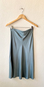 Margaret O'Leary Silk Skirt in Mineral