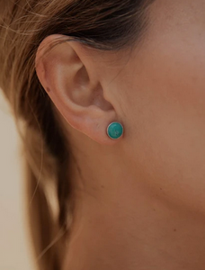 Claire Sommers Buck Turquoise Studs