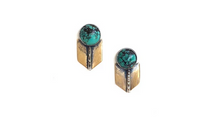 Load image into Gallery viewer, Claire Sommers Buck Archer Studs with Turquoise